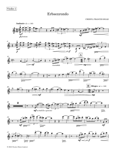 Erbsenrondo - Violin 1 von Cheryl Frances-Hoad (Download) 