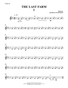 Five String Quartets from The Last Farm - Violin 2 von Kjartan Sveinsson (Download) 