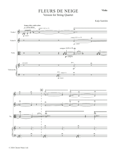 Fleurs de neige - Viola von Kaija Saariaho (Download) 