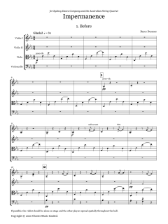 Impermanence - Full Score von Bryce Dessner (Download) 