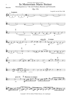 In Memoriam Marie Steiner Op. 176 - Viola von Leopold van der Pals (Download) 