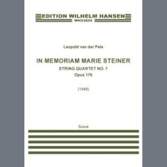 In Memoriam Marie Steiner Op. 176 - Viola von Leopold van der Pals (Download) 