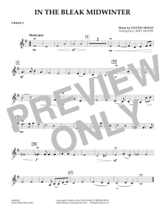 In the Bleak Midwinter von Gustav Holst (Download) 