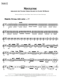 Mistletoe - Violin 2 von Justin Bieber (Download) 