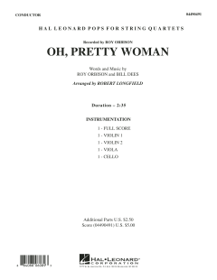 Oh, Pretty Woman - Full Score von Roy Orbison (Download) 