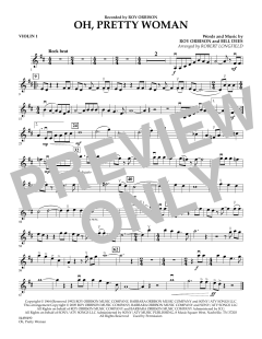 Oh, Pretty Woman - Violin 1 von Roy Orbison (Download) 