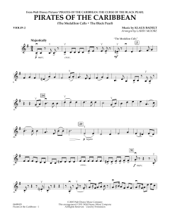 Pirates of the Caribbean - Violin 2 von Klaus Badelt (Download) 