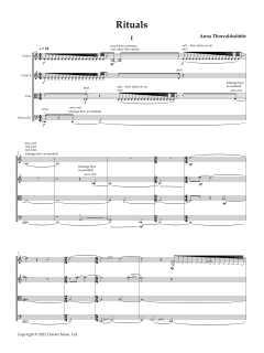 Rituals - Full Score von Anna Thorvaldsdottir (Download) 