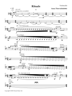 Rituals - Violoncello von Anna Thorvaldsdottir (Download) 