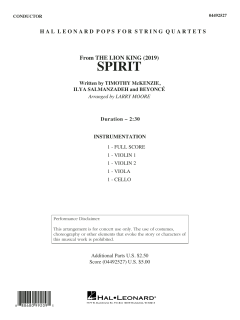 Spirit von Timothy McKenzie (Download) 