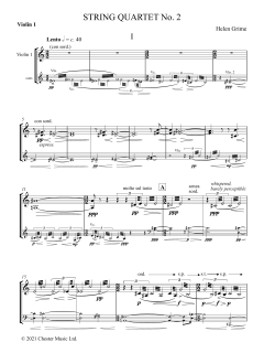 String Quartet No. 2 von Helen Grime (Download) 
