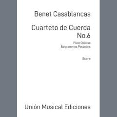 Streichquartett Nr. 6 von Benet Casablancas (Download) 