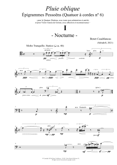 Streichquartett Nr. 6 von Benet Casablancas (Download) 