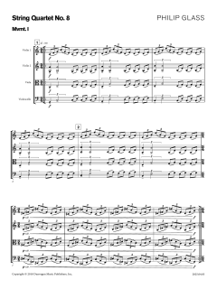 String Quartet No. 8 von Philip Glass (Download) 