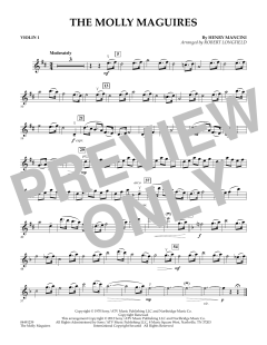 The Molly Maguires - Violin 1 von Henry Mancini (Download) 