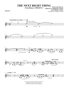 The Next Right Thing von Robert Lopez (Download) 