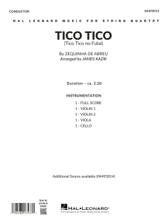Tico Tico von James Kazik (Download) 