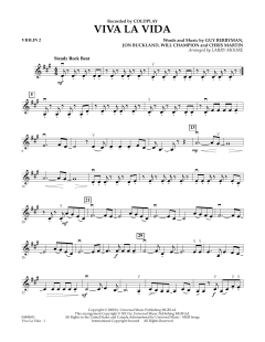 Viva La Vida - Violin 2 von Coldplay (Download) 