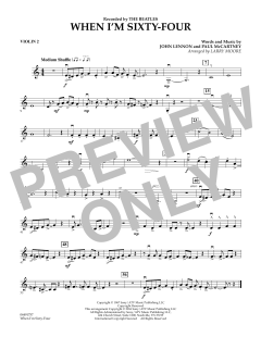 When I'm Sixty-Four - Violin 2 von The Beatles (Download) 