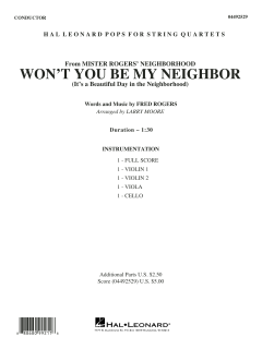 Won't You Be My Neighbor? von Fred Rogers (Download) 