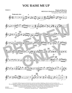 You Raise Me Up - Violin 1 von Josh Groban (Download) 