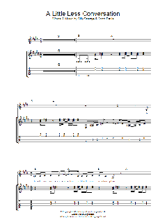 A Little Less Conversation von Elvis Presley (Download) 