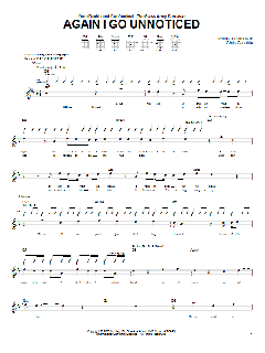 Again I Go Unnoticed von Dashboard Confessional (Download) 
