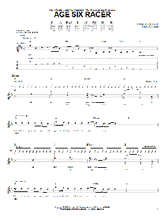 Age Six Racer von Dashboard Confessional (Download) 