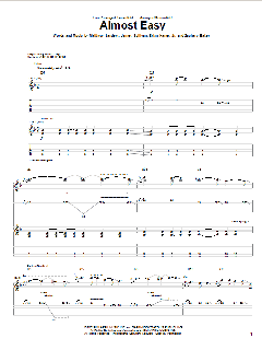Almost Easy von Avenged Sevenfold (Download) 