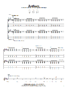 Anthem von Blink 182 (Download) 
