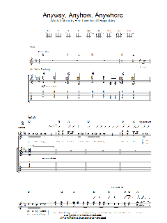 Anyway, Anyhow, Anywhere von The Who (Download) 