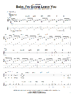 Babe, I'm Gonna Leave You von Great White (Download) 