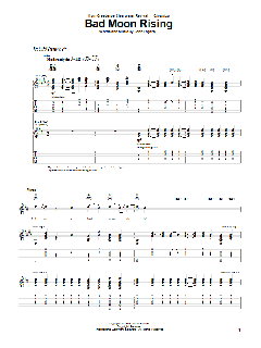 Bad Moon Rising von Creedence Clearwater Revival (Download) 