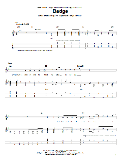 Badge von Cream (Download) 