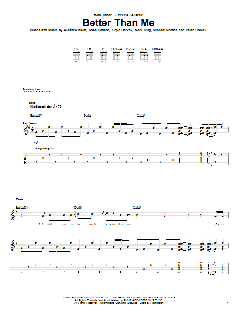 Better Than Me von Hinder (Download) 