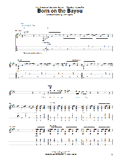 Born On The Bayou von Creedence Clearwater Revival (Download) 