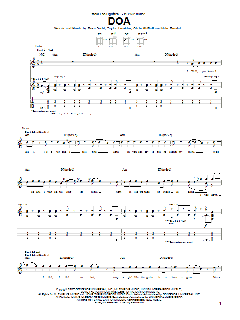 DOA von Foo Fighters (Download) 