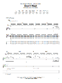 Don't Wait von Dashboard Confessional (Download) 