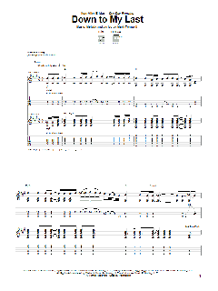 Down To My Last von Alter Bridge (Download) 