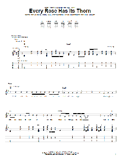 Every Rose Has Its Thorn von Poison (Download) 