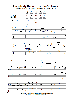 Everybody Knows That You Are Insane von Queens Of The Stone Age (Download) 