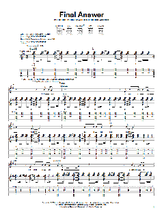 Final Answer von The Calling (Download) 