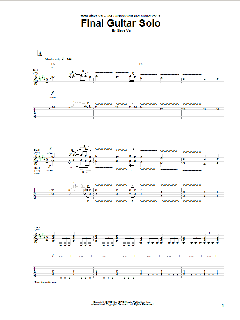 Final Guitar Solo von Steve Vai (Download) 
