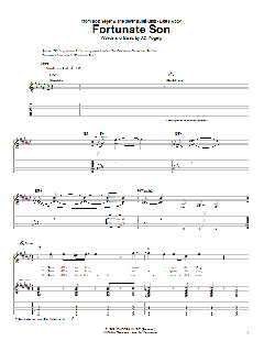 Fortunate Son von Bob Seger (Download) 