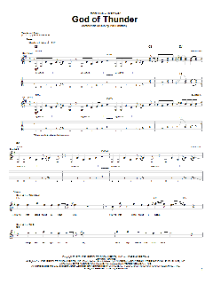 God Of Thunder von Kiss (Download) 