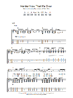 Harder Now That It's Over von Ryan Adams (Download) 