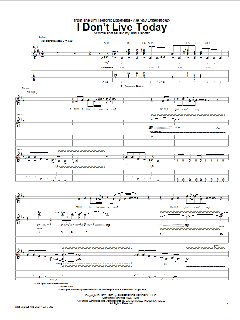 I Don't Live Today von Jimi Hendrix (Download) 