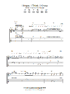 I Hope, I Think, I Know von Oasis (Download) 