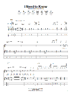 I Need To Know von Tom Petty (Download) 