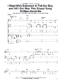 I Slept With Someone In Fall Out Boy And All I Got Was This Stupid Song Written About Me (Download) 